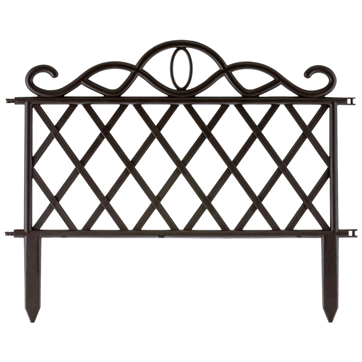 Brown Lattice Garden Edging