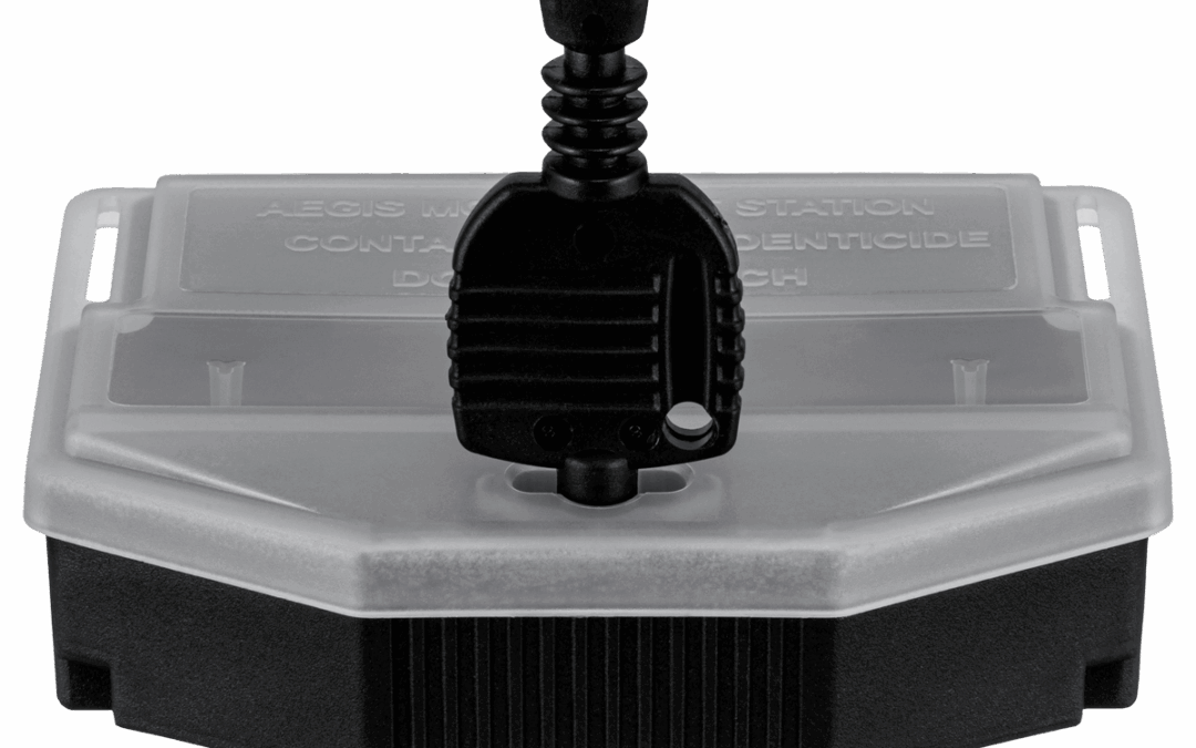 Lockable Mouse Bait Block Station